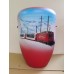 Hand Painted Biodegradable Cremation Ashes Funeral Urn / Casket - Glacier Express Train
